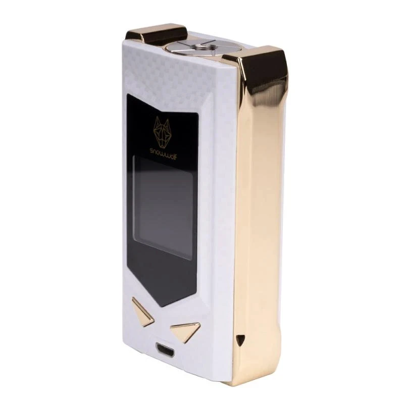 Зазор Sigelei Snowwolf Mfeng 200 Вт бокс-мод с 1,3 дюймовым TFT цветным экраном, подходит для 510 нитей vape Танк Коробка для электронных сигарет мод