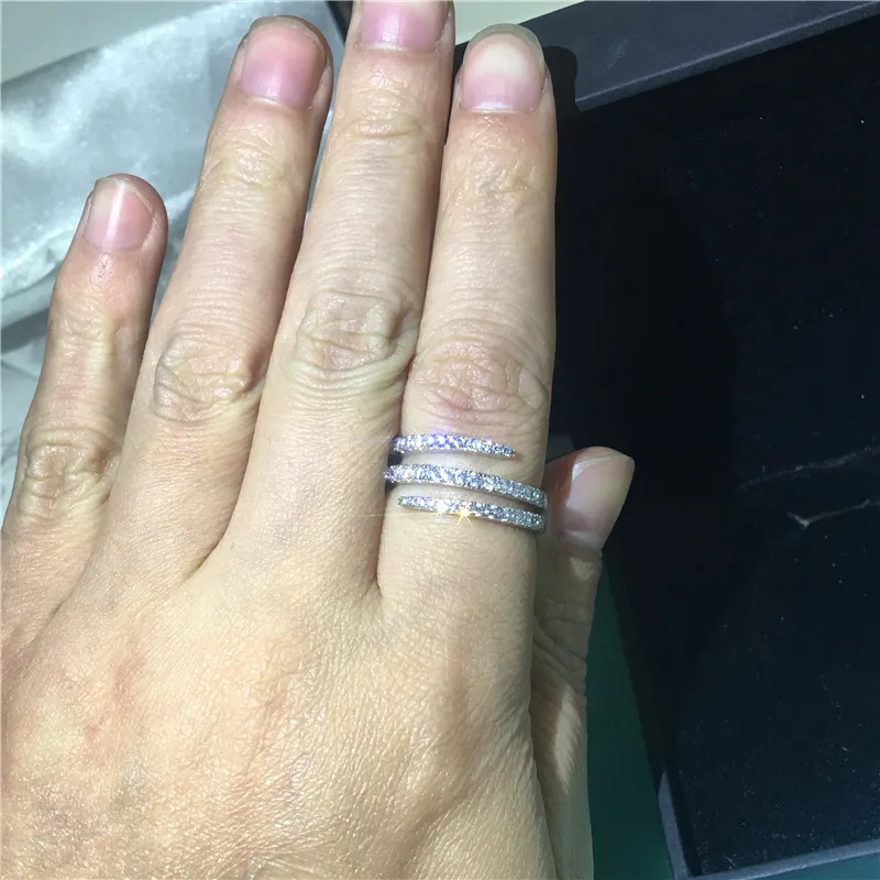 Choucong, модное кольцо с короной, 925 пробы, серебро, AAAAA, циркон, cz, обручальное кольцо, кольца для женщин, свадебные украшения
