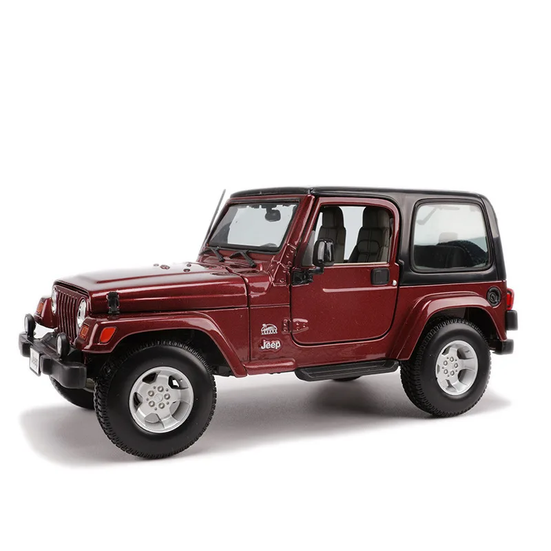 

Maisto 1: 18 Model Alloy Car Model Jeep Wrangler SUV Willis Car Model Sahara
