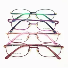 Модная высококлассная брендовая новая оправа для очков Женская ультра легкая полная оправа Оптический металлический оправа для очков