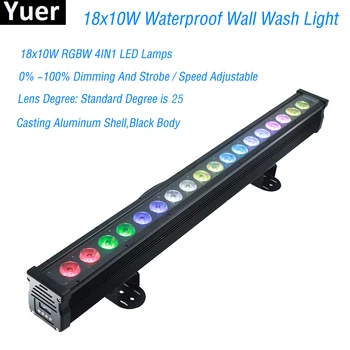 

18x10W RGBW 4IN1 Waterproof Led Wall Light Wash Light DMX Led Bar DMX Line Bar Wash Stage Light For Disco Dj Horse Race Lamp