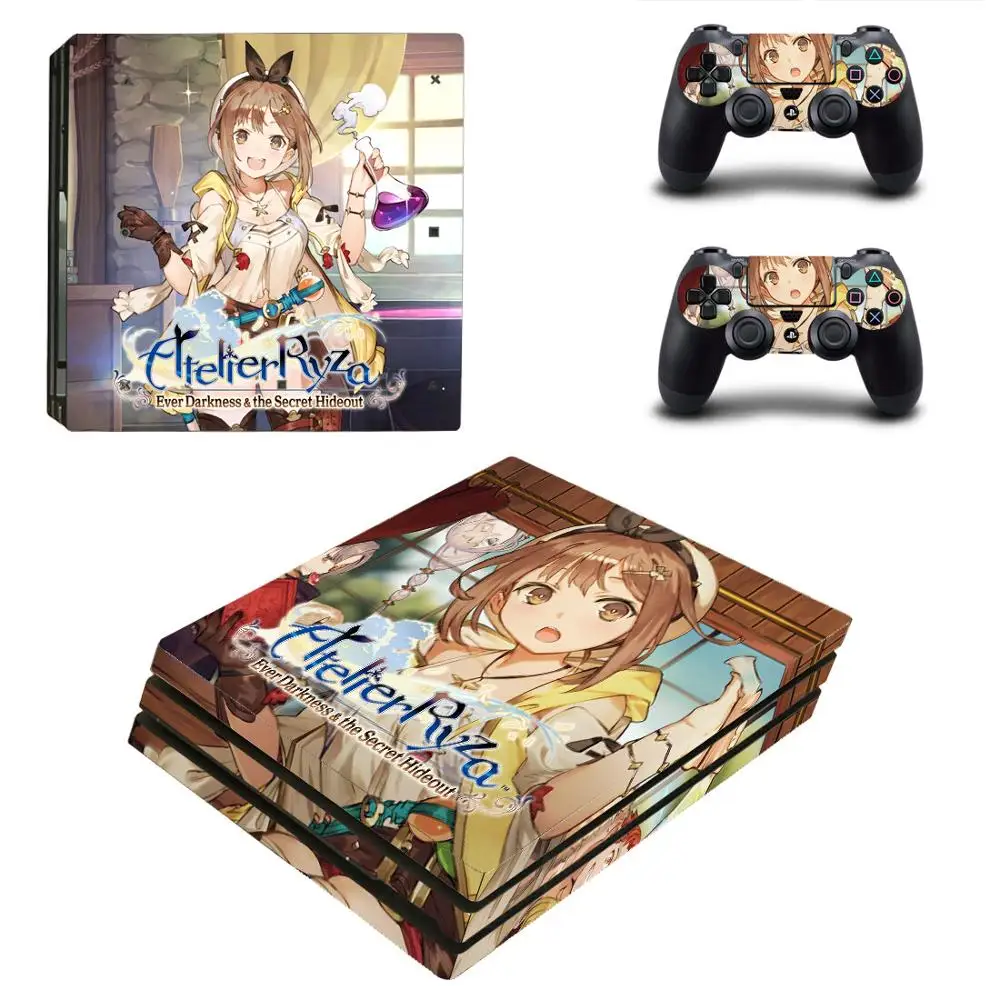 Ателье Ryza PS4 Pro наклейка s PS 4 Play station 4 Pro виниловые наклейки для playstation 4 Pro консоль и контроллер