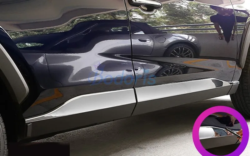 Для Toyota RAV4 XA50 2019 2020 корпус боковая дверь бампер литье планки гарнир Панели Наборы