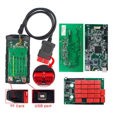 חדש הגעה TCS עם סדק Bluetooth תואם V3.0 USB ממשק עבור מכונית משאית אבחון כלי OBD2 סורק