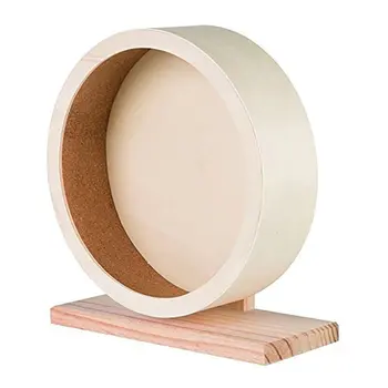 

Hamster Cage Small Pet Wooden Exercise Wheel Mute Hamster Running Wheel Eco-Friendly Pet Toy Wheel Suitable For Hamsters Mouse