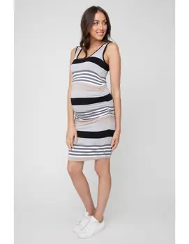 

Pregnancy Dress Stripe Maternity Dresses Summer Pregnancy Clothes Cotton Nursing Breastfeeding Dress For Pregnant Women Casual