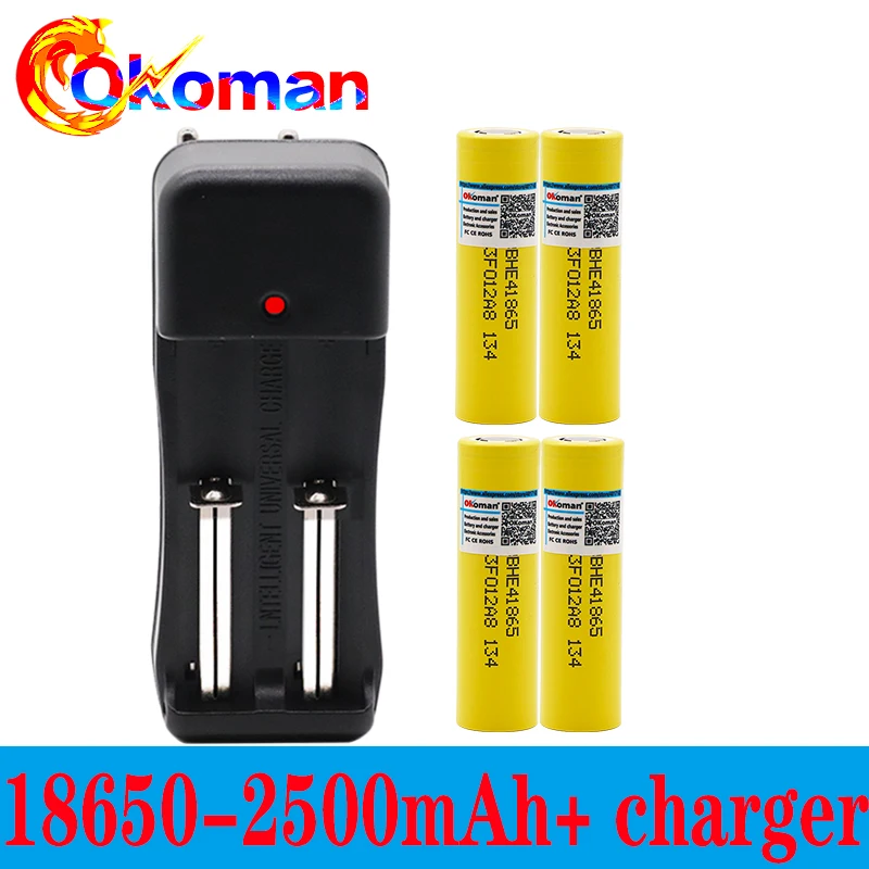 100% НОВЫЙ Origina HE4 3 7 v 2500mah 18650 литиевая аккумуляторная батарея для аккумуляторного