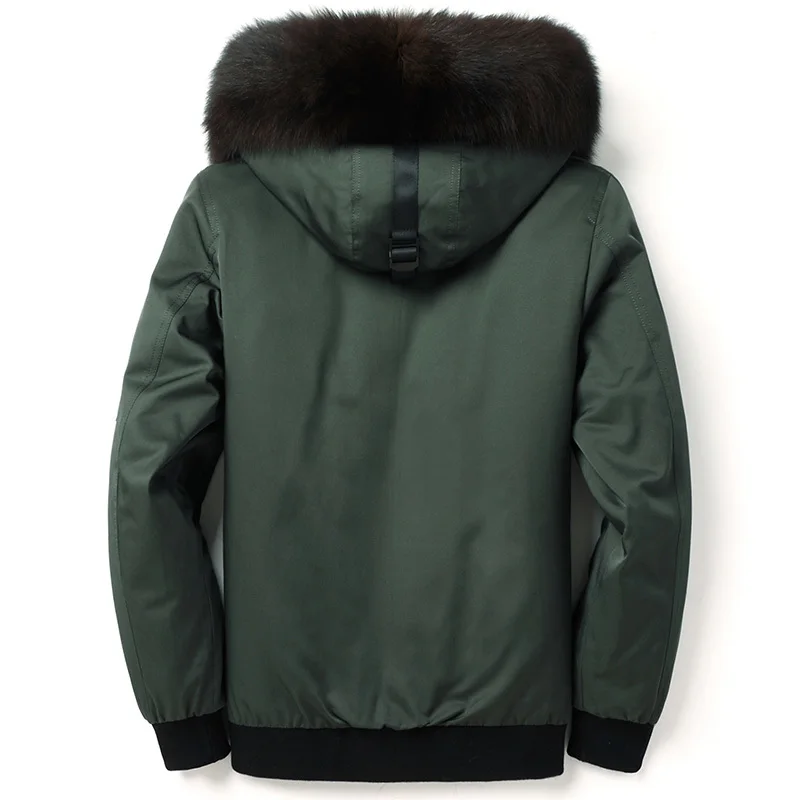 

2020 New Parka Real Coat Men Winter Jacket Natural Fox Liner Thick Warm Luxury Fur Coats Parkas De Hombre 4996 KJ3520