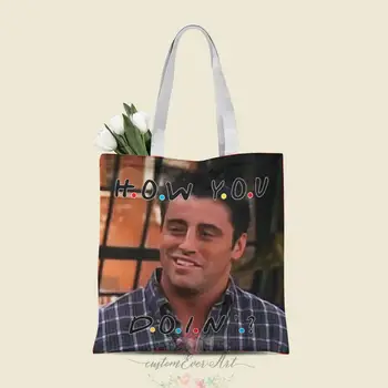 

Friends How You Doing tote bag custom canvas tote bags for women for teacher Birthday Bags Gift Bag personalized gifts
