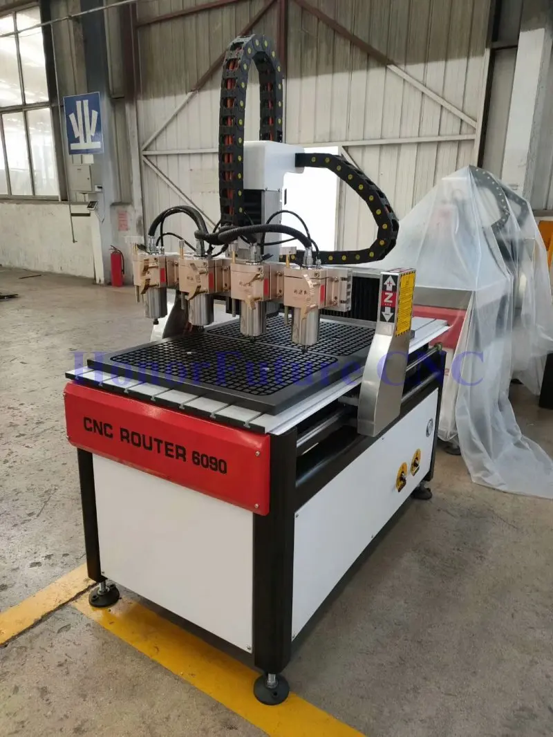 

3 Axis Wood Engraver CNC 6090 Router Machine Taiwan Hiwin Guide and Block