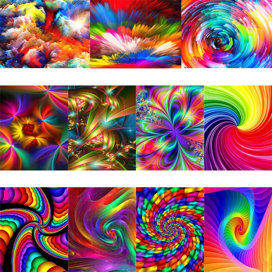 

AMTMBS Oil Painting By Numbers Abstract Canvas Wall Set Paint By Numbers For Adults Mandala Drawing Art Gift 75*60CM