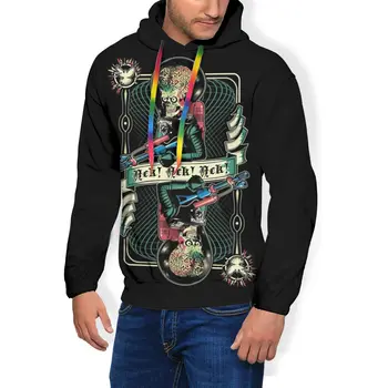 

Mars Attacks Hoodie We Come In Peace Hoodies Warm Black Pullover Hoodie Big Fashion Outdoor Male Hoodies