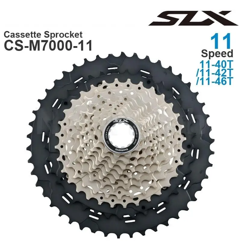 Кассета Shimano SLX M7000 11 в, звездочка 11 скоростей HYPERGLIDE, для горного велосипеда, оригинальные детали