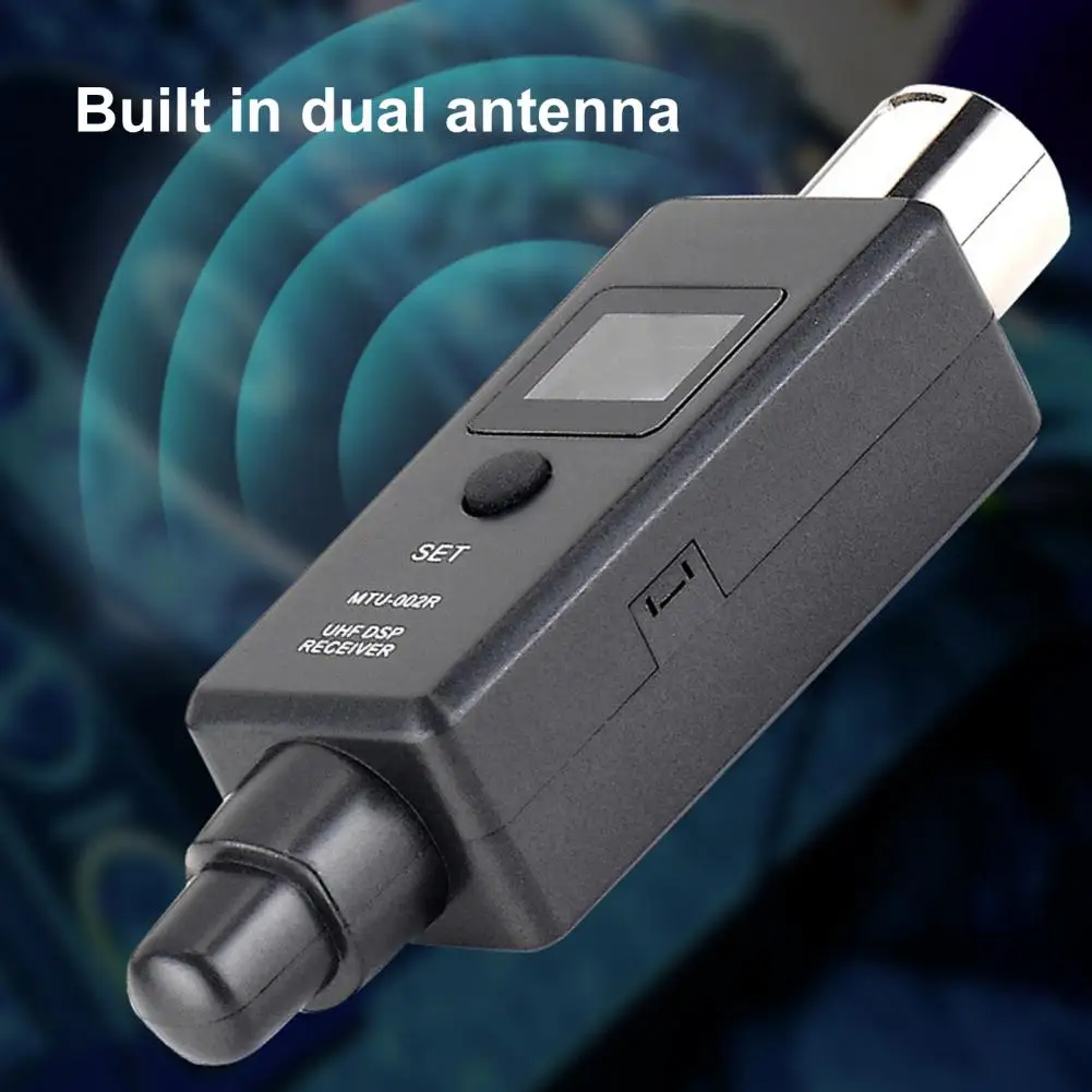 Adaptador de Microfone sem Fio Microfone sem Fio Receptor para Misturador Carregamento Sistema Transmissor Áudio Usb u3 - Image 3