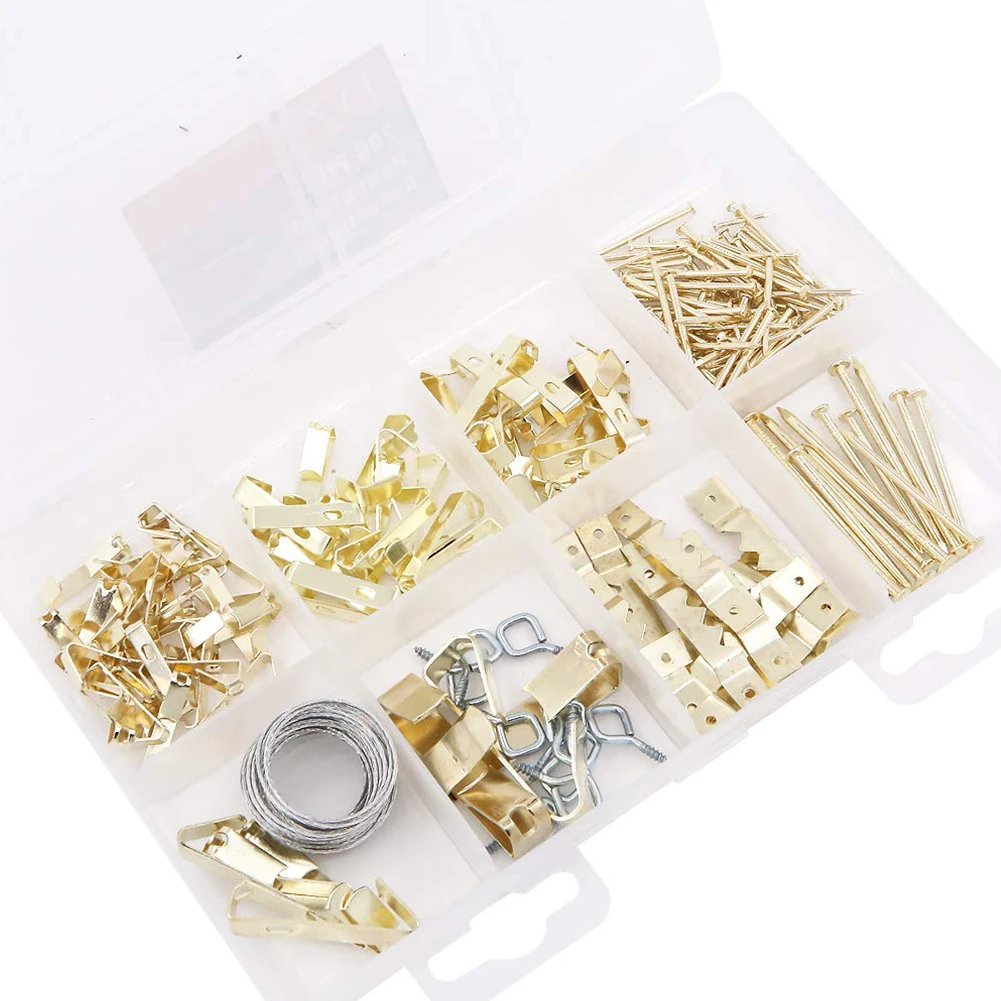 200 шт многофункциональные провода ассортимент рождественские украшения фото рамка крюк картина подвесной комплект картина маслом настенный монтаж