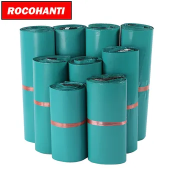 

100PCS Green Colored Poly Mailers / Poly Postal Mail Bag / Custom Printed Poly Bags