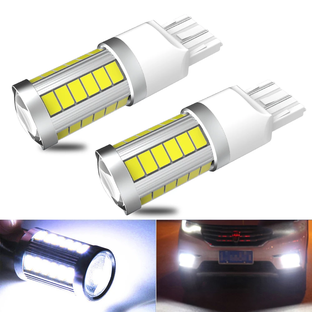 2X T20 W21/5W 7443 P21W BA15S Lâmpada LED Car Auto Reverso Luz Da Cauda do Bulbo Para BMW E30 E36 E46 E34 X3 X5 E53 E70 Z3 Z4 3 5 Serie