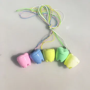 

4pcs/set Plastic Holder Home Dental Case Storage Tooth-shaped Non Toxic Accessories Kids Baby Teeth Box