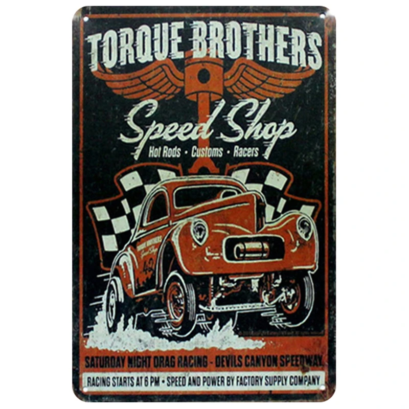 Гаражная табличка, металлическая винтажная жестяная вывеска, булавка, потертый шик, Декор, винтажные металлические знаки, украшение для бара, металлический плакат для паба, металлическая пластина