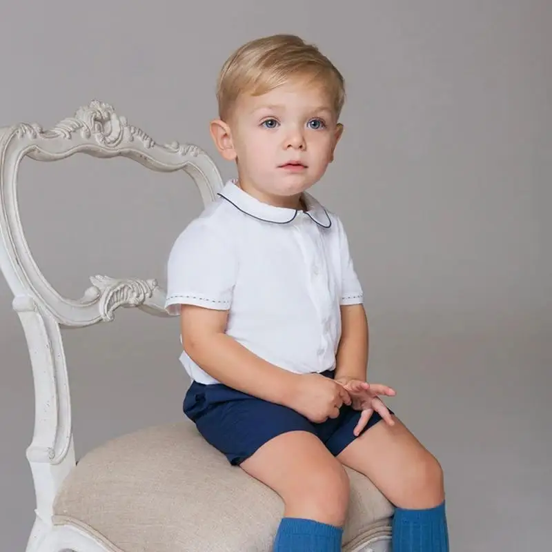 Spanish Baby Boys Clothes Set Summer Baby Infant Kids Clothing Toddler