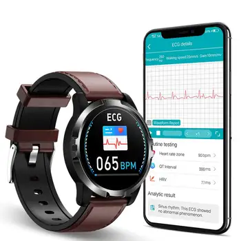 

Bakeey GO3 ECG HRV Heart Rate Monitor Wristband 10 Sport Modes Blood Pressure Oxygen Tracker Dial Change IP67 Smart Watch