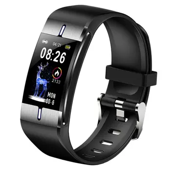 

BM08 Smart Bracelet Body Fat Blood Pressure Measurement Band Heart Rate Monitor PPG Watch Activity Fitness Tracker Wristband