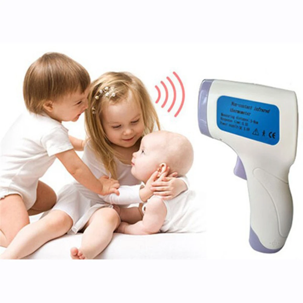 

Baby Forehead Infrared Thermometer Fast Accurate Measurement LCD Digital Thermometer Gun Non-contact Body Temperature Device