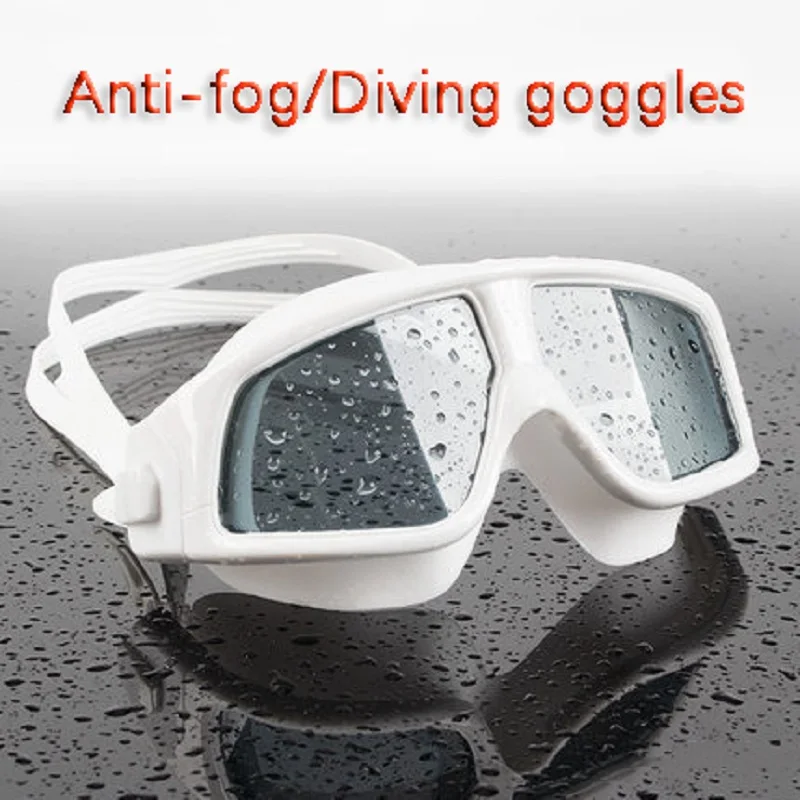 

Swimming Goggles HD Anti-fog Waterproof Large Frame Fashion Swimming Glasses for Adult Male and Female Children Diving Goggles
