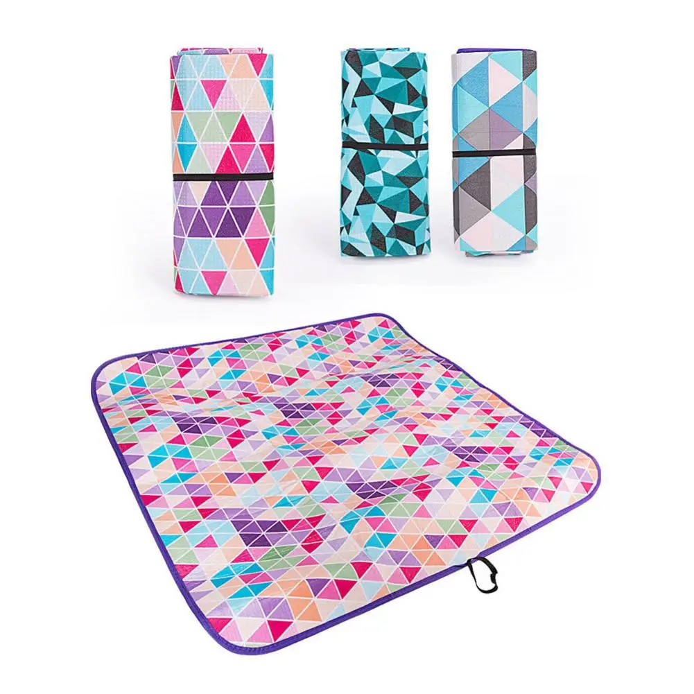 

Outdoor Camping Mat Folding Picnic Blanket Waterproof Mat Tote Beach Multipurpose Baby Crawling Mattress Pad Play Mat For Kids