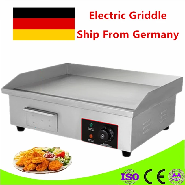 VEVOR 3000W 30 Commercial Electric Countertop Griddle Flat Top Grill Hot Plate BBQ