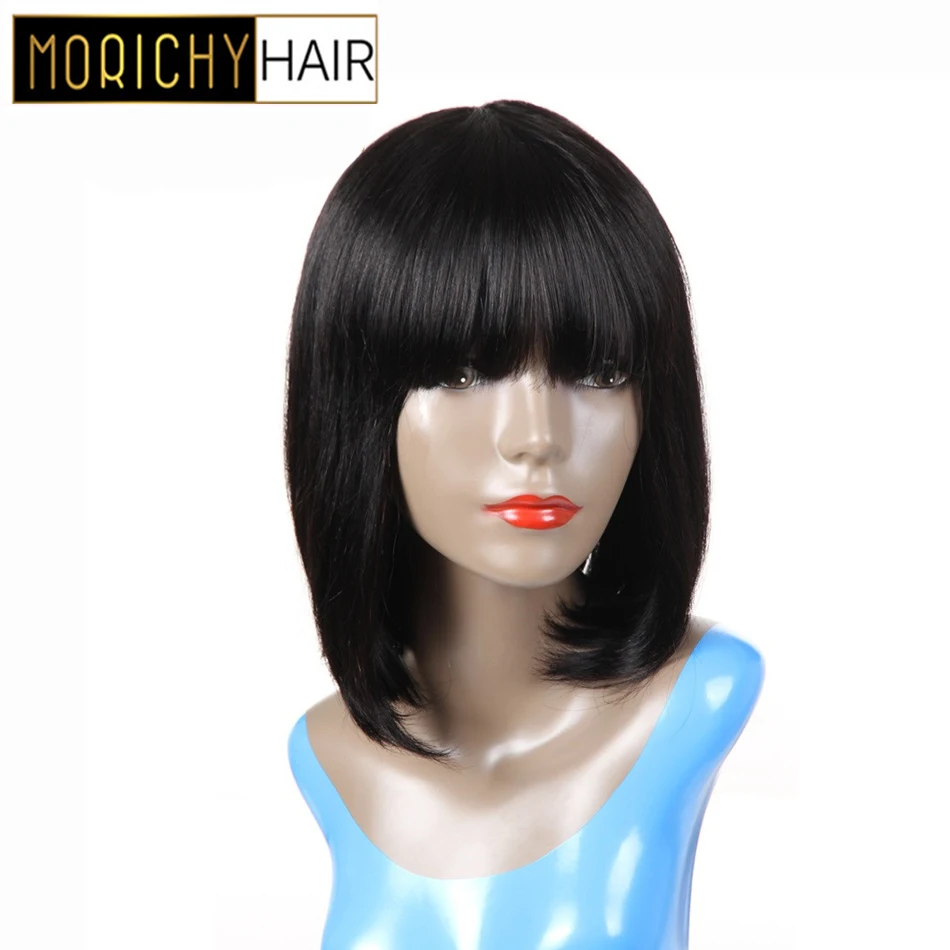 Morichy-peruca Curta Malaia Cabelo Humano Remy Cor Natural Versátil Comprimento Médio 6 natural, versátil, comprimento médio