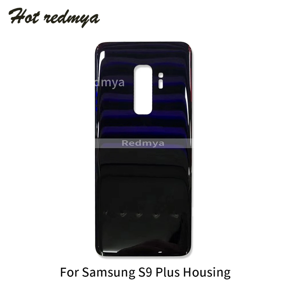 S9+ сменный задний корпус для samsung Galaxy S9 Plus G965 G965F, чехол на заднюю батарею, полный корпус, дверь, заднее стекло+ наклейка