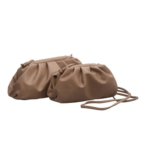 khaki Однотонные элегантные сумки через плечо для женщин маленький клатч женские вечерние сумки и кошельки Женская сумка через плечо - Цвет: khaki
