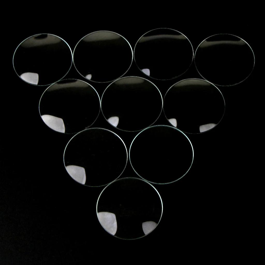 10 Piece Bulk Domed Mineral Glass Watch Lens Replacement Parts Watchmaker fit 24mm-27mm | Украшения и аксессуары