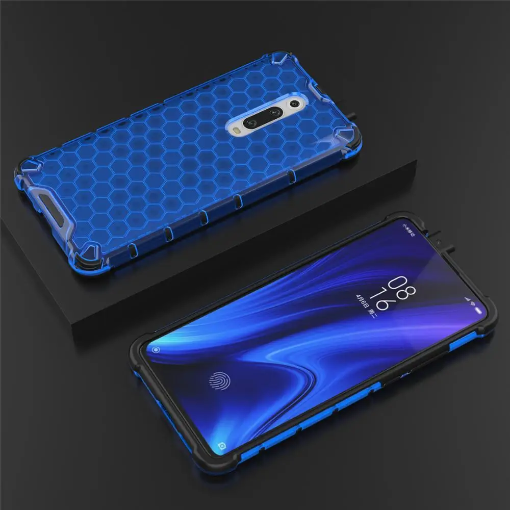 Сотовый дизайн для Xiao mi Red K20 Pro мягкая задняя крышка из ТПУ Xiaomi 9T защитный
