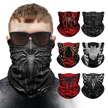 

Wholesale 3D Cycling Bandana Headband Spiderman Cosplay Face Shield Skull Animal Neck Gaiter Hiking Scarf Masks 2020 NEW ARRIVAL