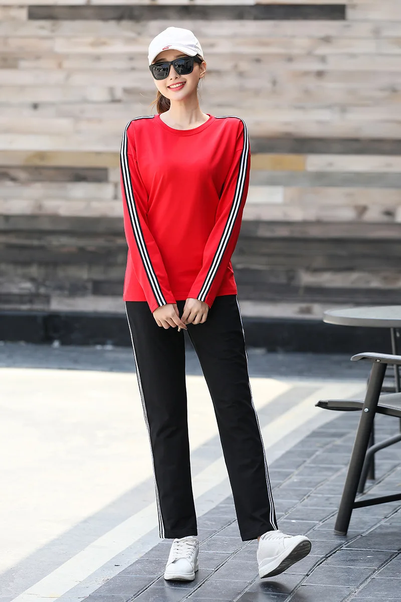 

2019 Spring And Autumn New Style Couples Sports Set Running Casual Sports Clothing Men And Women Fashion Coat Clothes