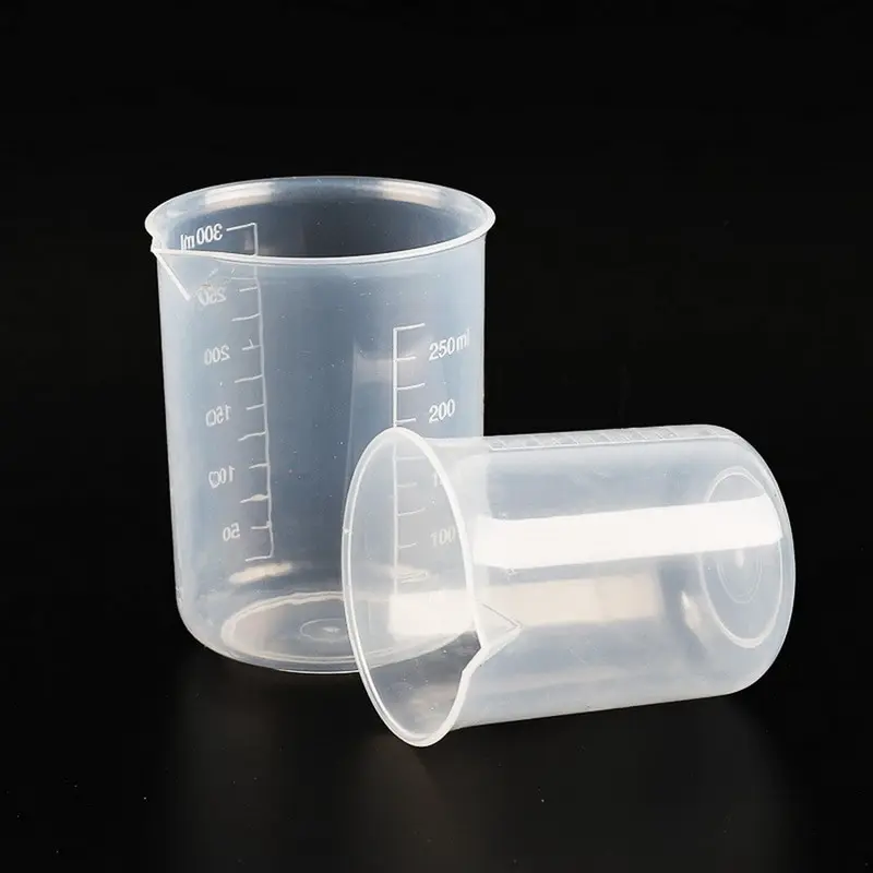 

20ml / 30ml /50ml /300ml /500ml/1000ml Plastic Graduated Measuring Cup For Baking Beaker Laboratory Supplies