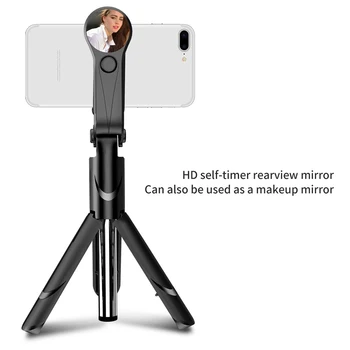 

Tripod Selfie Stick with Makeup Mirror Bluetooth Remote Control Portable Selfie Stick SP99