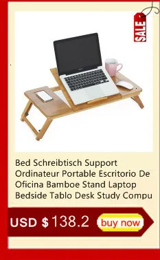 Ordinateur портативный Escritorio Меса portátil Schreibtisch Tafel кровать бамбук прикроватная подставка для ноутбука Tablo исследование стол компьютерный