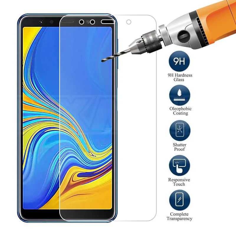 9D Защитное стекло для Samsung Galaxy A6 A8 J4 J6 Plus 2018 закаленное A5 A7 A9 J2 J8 защита экрана