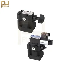 Válvula de escape operada piloto hidráulico do solenoide da série de pd/pbw