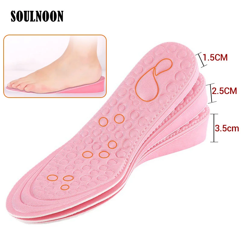 Insoles Shoes Women Memory Foam Height Increase Templates Women