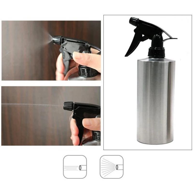 250/350/550ML Household Stainless Steel Watering Can Pot Oil Spray Bottle Sprayer Sauce Jar for Barbecue Kitchen | Дом и сад