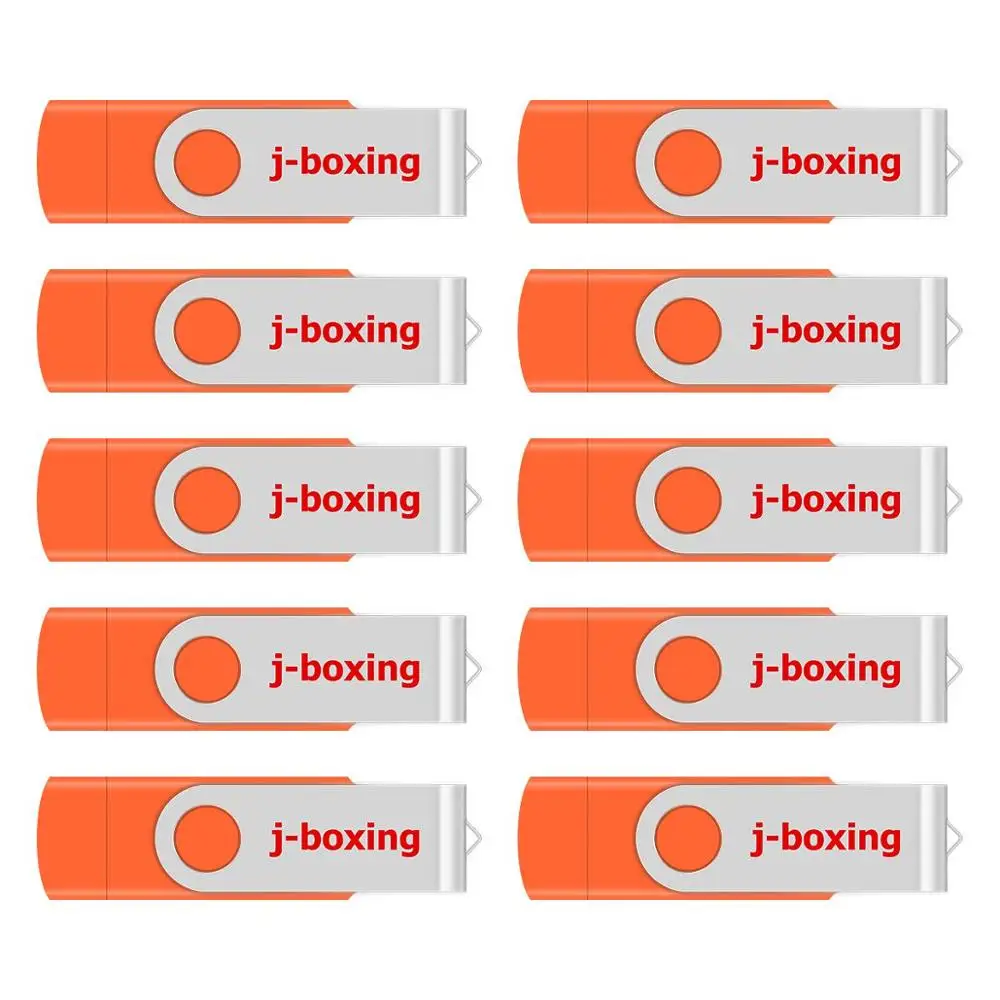 J боксинг 10 шт Двойной Порт OTG USB флэш накопитель 8 ГБ 16 32 64 Гб микро металлический
