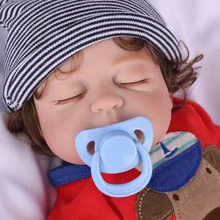 NPK Reborn Baby полностью виниловая силиконовая кукла игрушки 18 дюймов