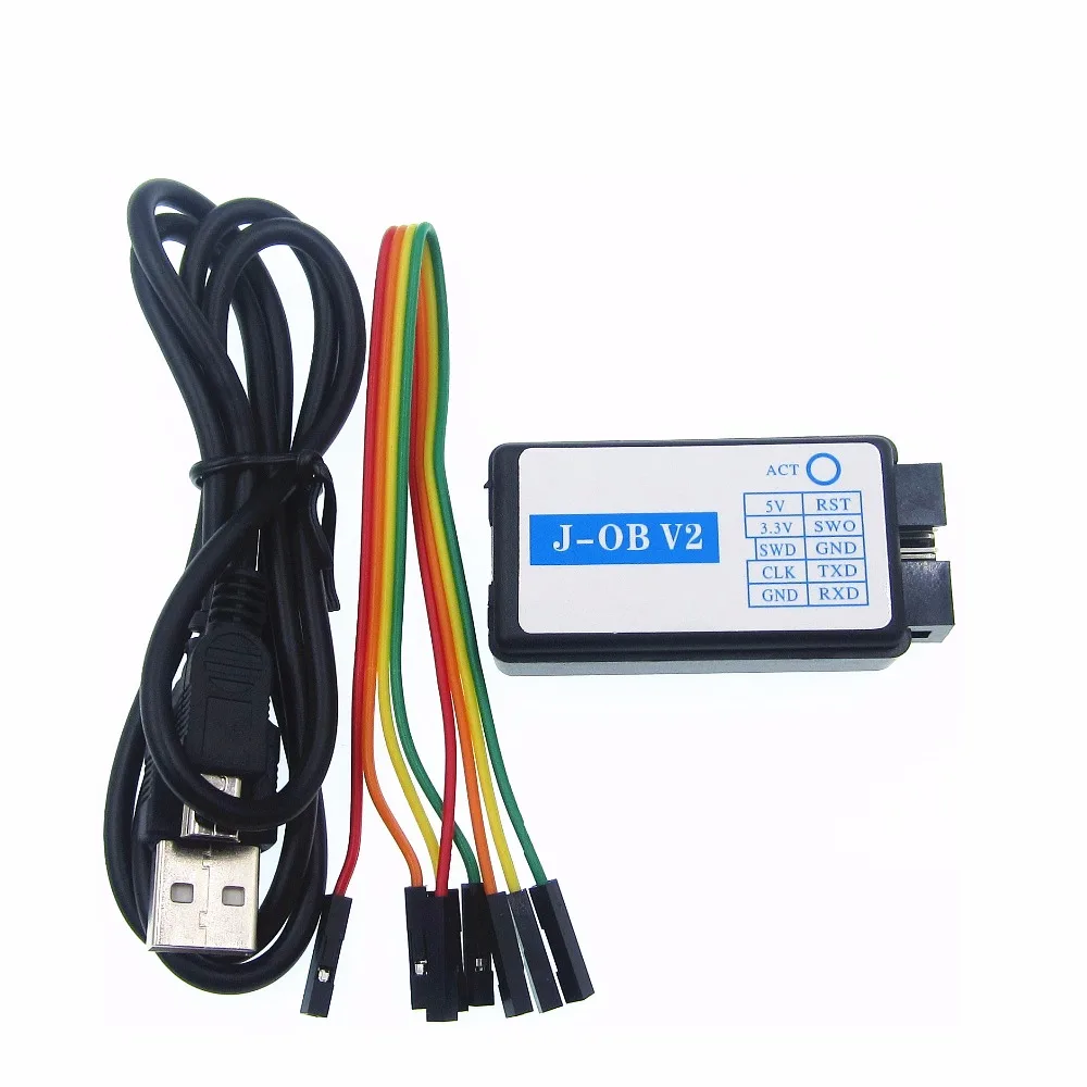 Для J-Link OB ARM эмулятор, программист, загрузчик для замены V8 SWD M74 с кабелем Micro USB J-Link OB V2/J-OB V2