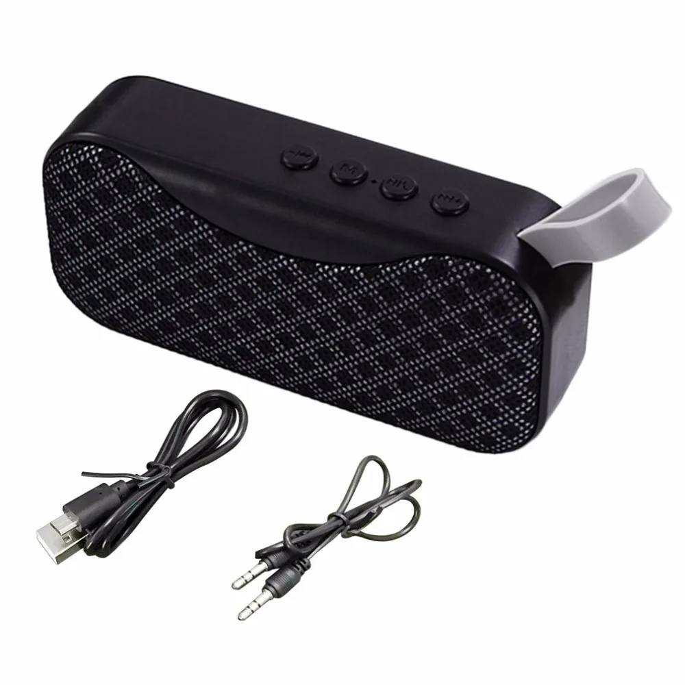 Беспроводной Bluetooth громкой динамик мини открытый Клеммник для сабвуфера-в карты динамик Поддержка FM передачи AUX вход