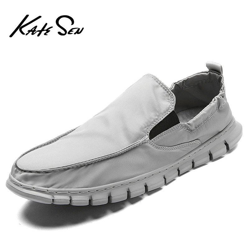 KATESEN/Новинка 2020 года Летняя мужская обувь Дышащая повседневная парусиновая Легко