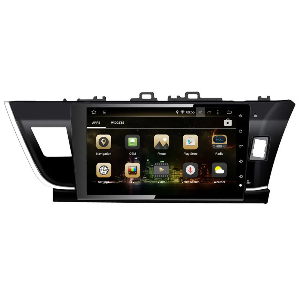 Android 9 0 Octa Core PX6/PX5/px30 Fit Toyota Corolla 2013 2016 для правостороннего движения автомобильный dvd